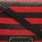 Marc By Marc Jacobs  Stripe Leather Percy Flap Crossbody Bag