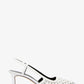 Alora Grommeted Leather Slingback Pump