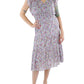 Womens Cotton Tiered Midi Dress