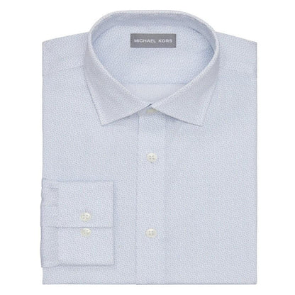 Mens Regular Fit Comfort Stretch Check Dress Shirt