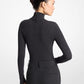 Stretch Cashmere Turtleneck Bodysuit