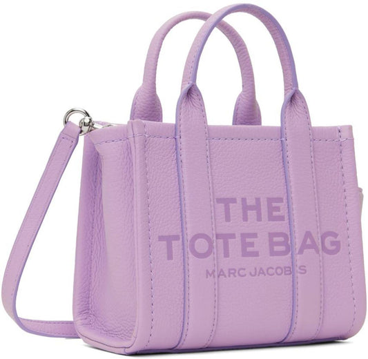 Purple 'The Leather Crossbody' Tote