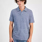 Men's Classic-Fit Textured Space-Dyed Polo Shirt