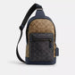 Coach Outlet West Pack In Colorblock With Signature Canvas