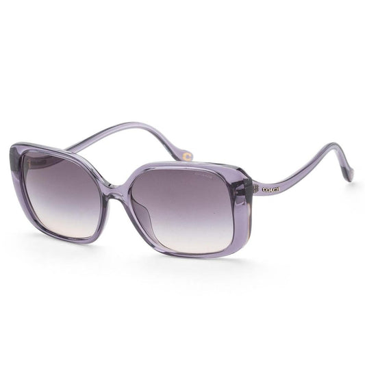 Coach Women's 56mm Transparent Violet Sunglasses HC8376U-556836-56