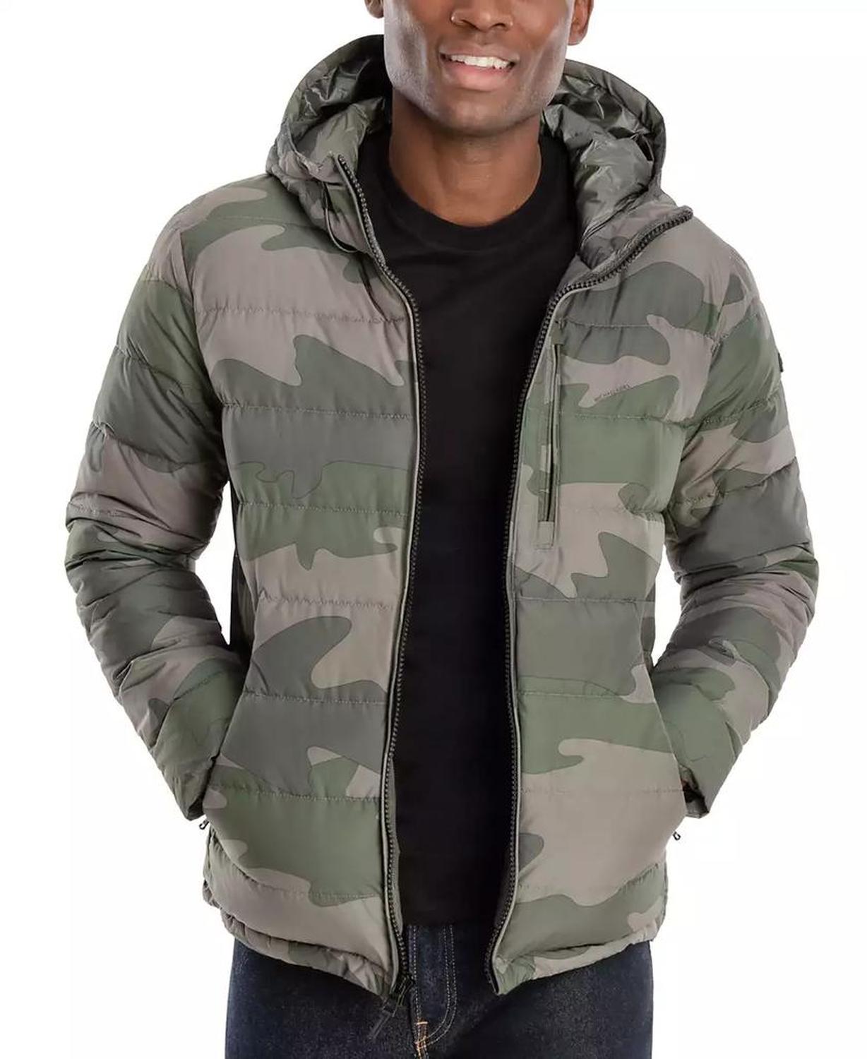 Men's Hipster Puffer Jacket, Created for Macy's