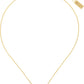 Gold 'The Button Pendant' Necklace