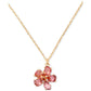 Gold-Tone Paradise Flower Mini Pendant Necklace, 16" + 3" extender