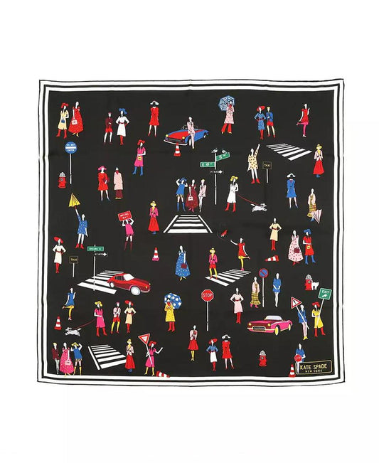 Women's Crossing Silk Square Scarf