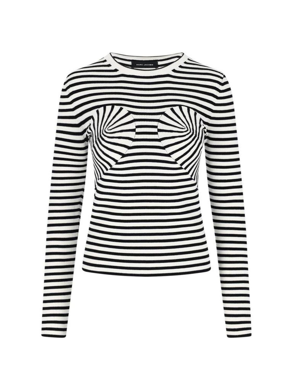 Marc Jacobs Seamed Up Knitted Crewneck Jumper