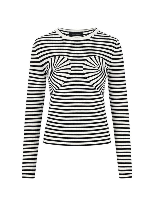 Marc Jacobs Seamed Up Knitted Crewneck Jumper