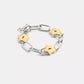 Coach Outlet Star Padlock Chain Link Bracelet