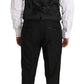 Dolce & Gabbana Sleek Black Slim Fit Formal Vest