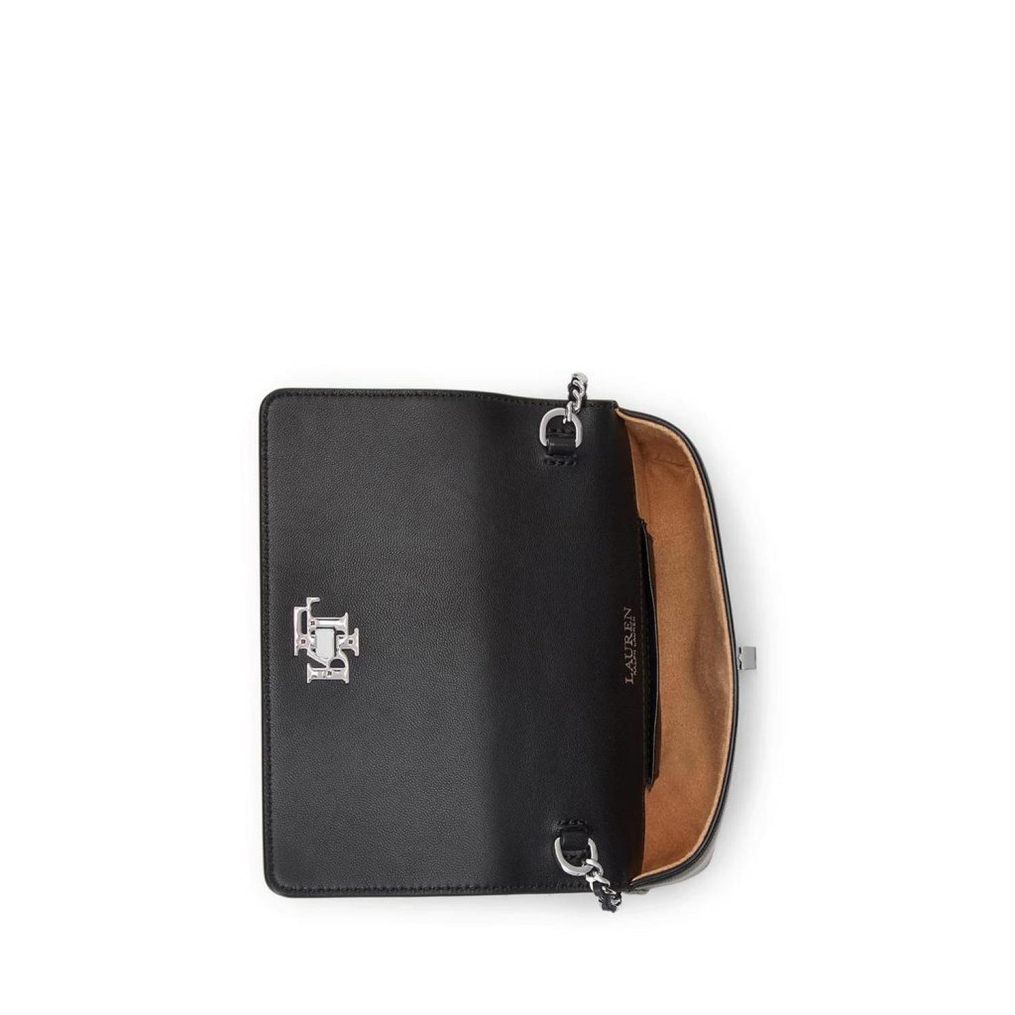 Leather Crossbody Turn-Lock Tech Case