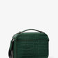 Hudson Crocodile Embossed Leather Crossbody Bag