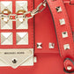 Michael Kors Studded Leather Mini Cece Crossbody Bag