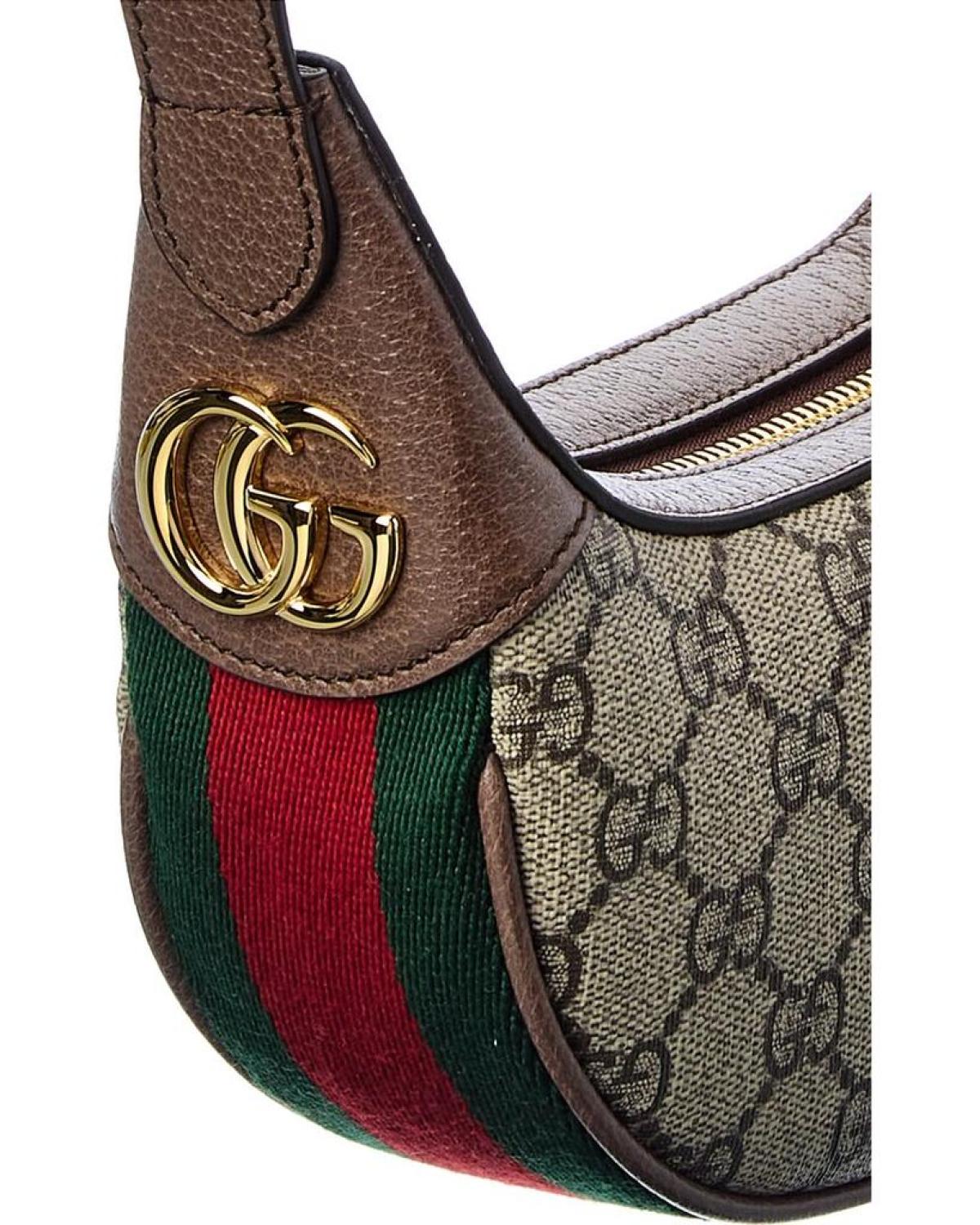 Gucci Ophidia Mini GG Supreme Canvas & Leather Shoulder Bag