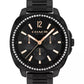 Women's Kitt Ionic Plated Black Stainless Steel Bracelet Watch