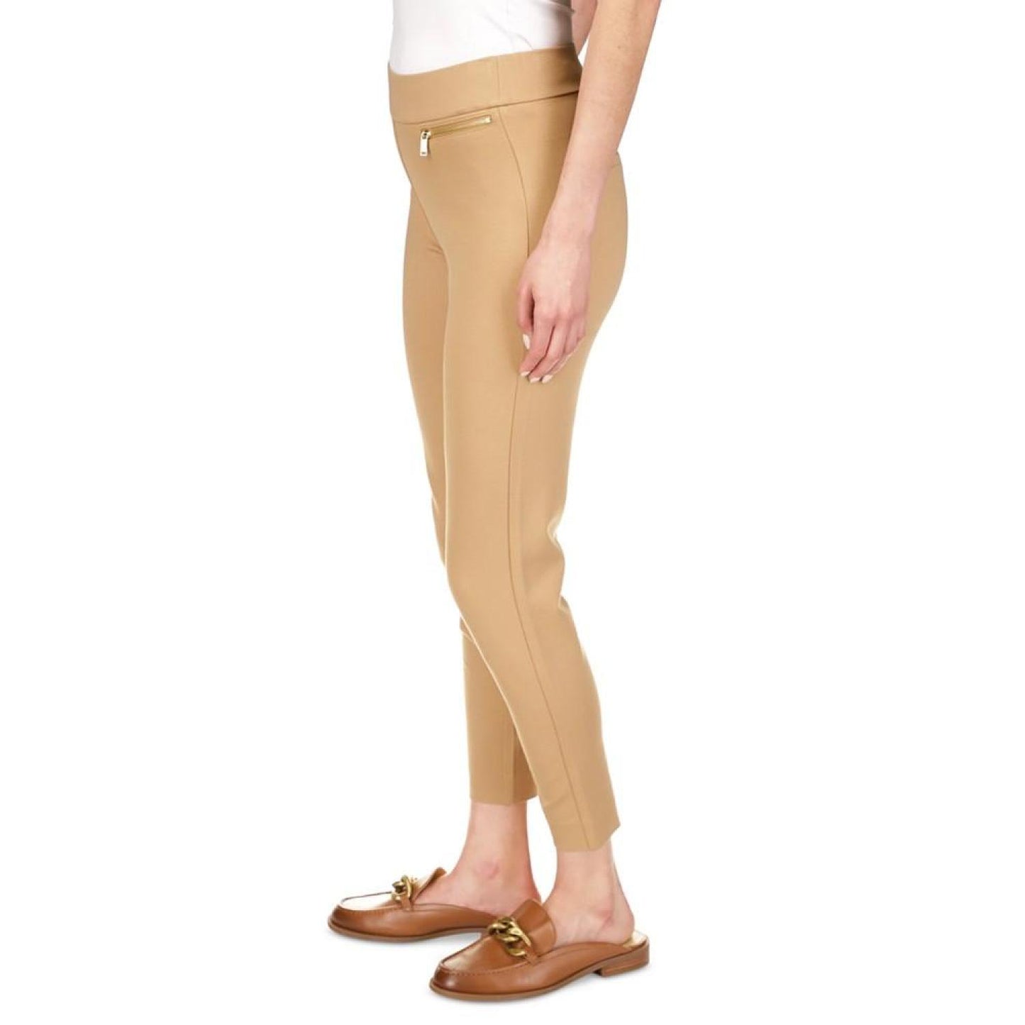 Women's Zip-Pocket Pull-On Trousers