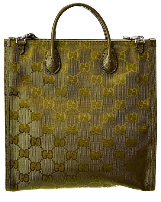 Gucci Off The Grid Medium Nylon & Leather Tote