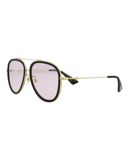 Aviator-Style Metal Sunglasses