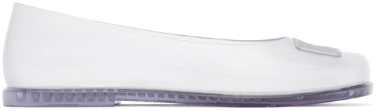 Transparent Melissa Edition Ruby Ballerina Flats