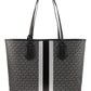 Michael Kors Eve Monogram Logo Plaque Tote Bag