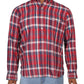 Mens Cotton Plaid Button-Down Shirt