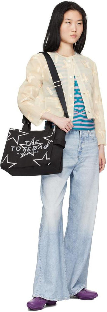 Black 'The Star Canvas Medium' Tote