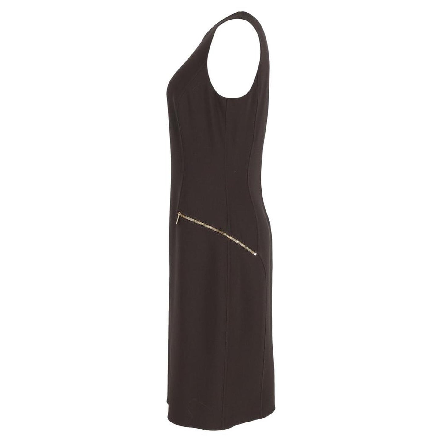 Michael Kors Knee-Length Dress in Brown Virgin Wool