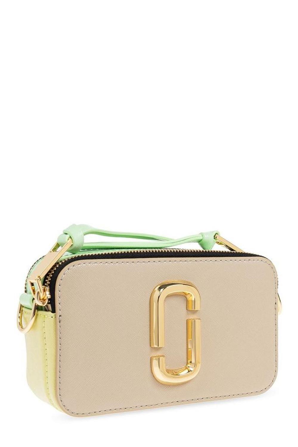 Marc Jacobs The Snapshot Logo Plaque Crossbody Bag