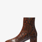 Gloria Python Embossed Leather Boot