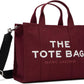 Burgundy 'The Canvas Medium' Tote