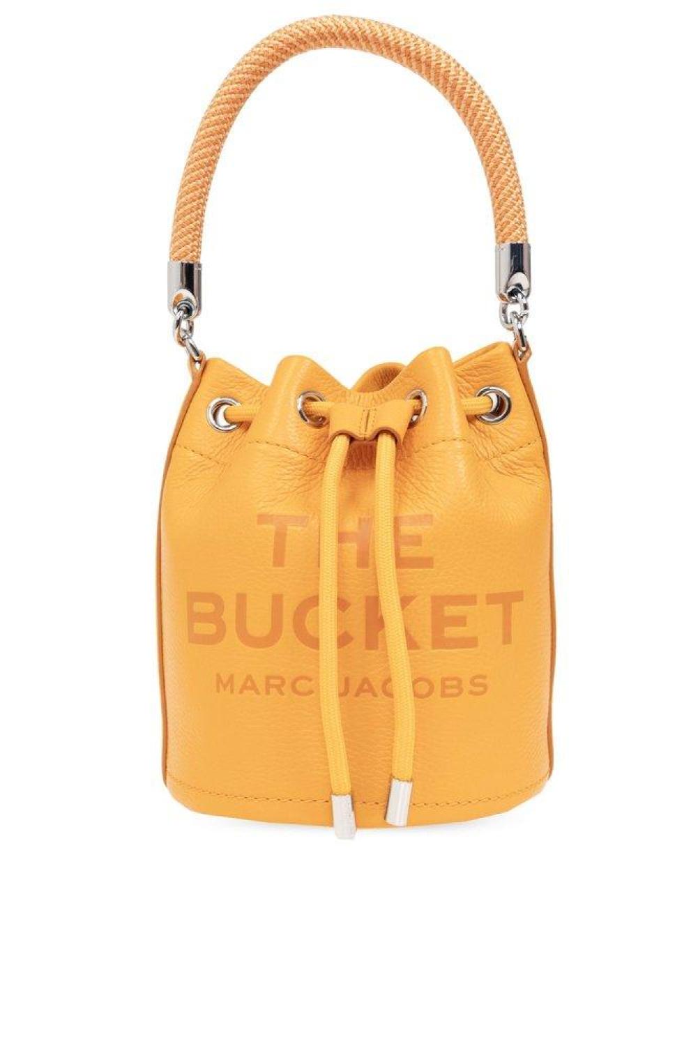 Marc Jacobs Logo Embossed Bucket Bag