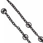 Women's Mini Chain Belt with Pave Logos