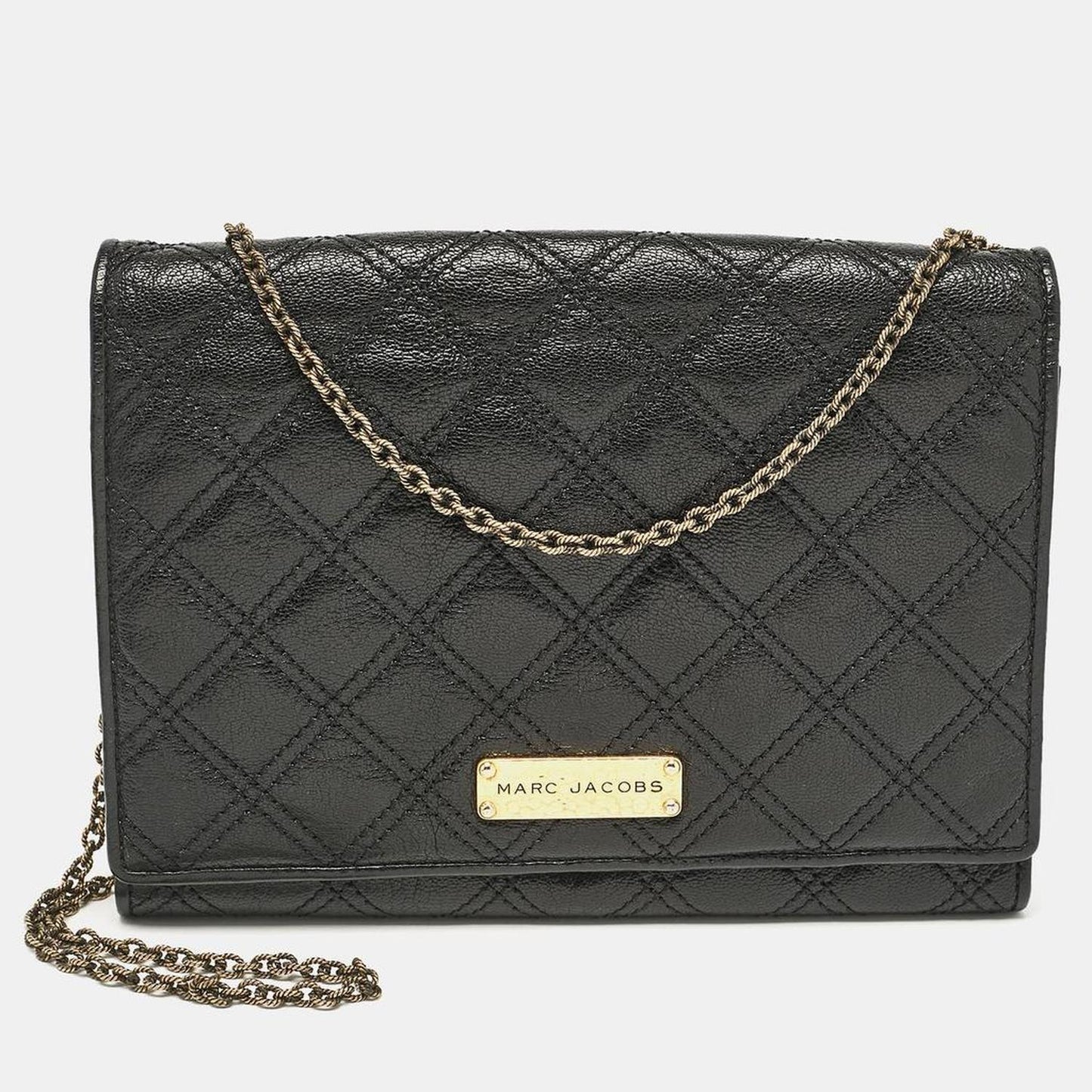 Black Quilted Leather All I One Shoulder Bag