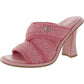 Quinti Womens Knit Slip On Heels