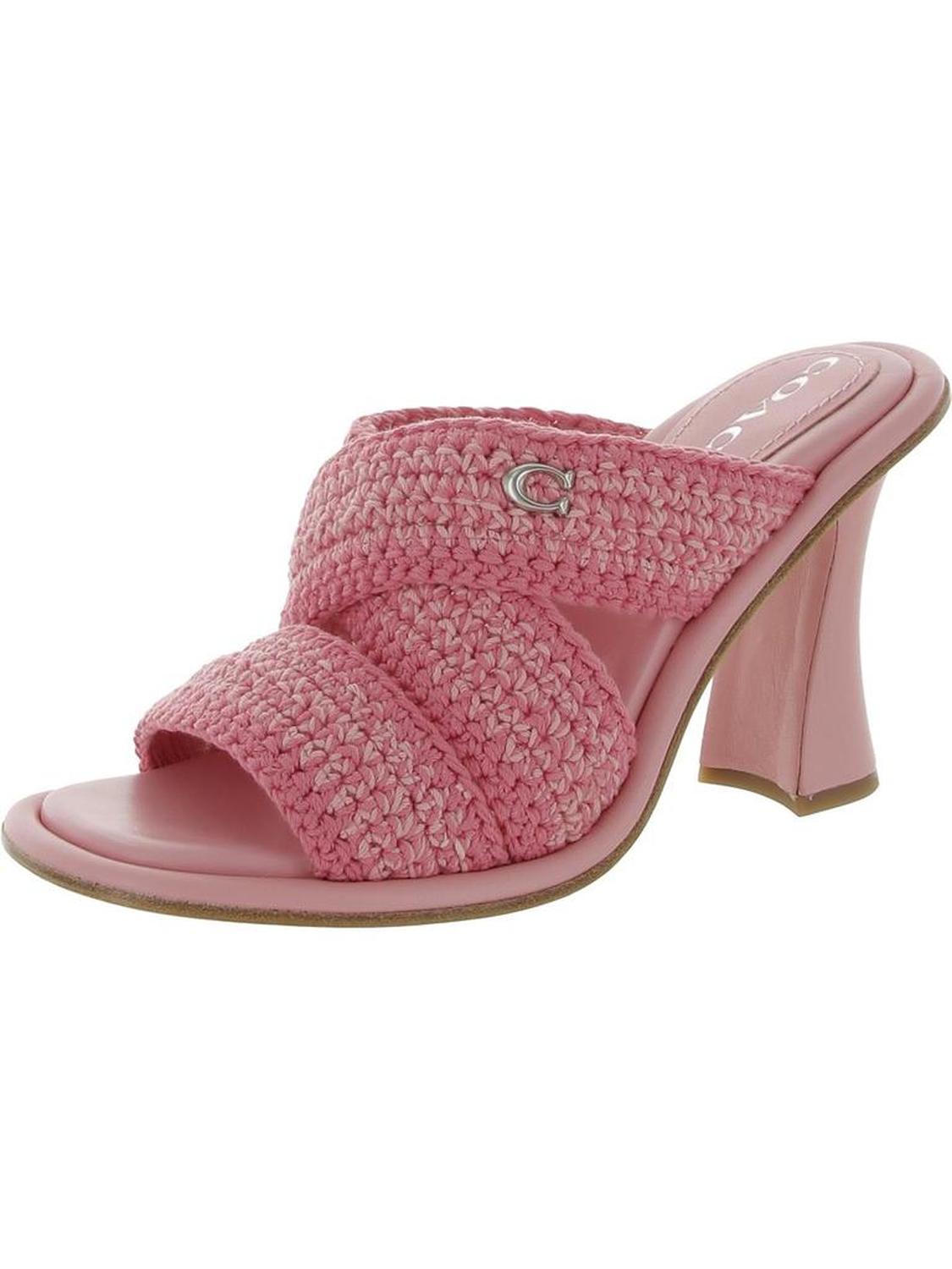 Quinti Womens Knit Slip On Heels