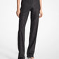 Carolyn Metallic Pinstripe Stretch Wool Trousers