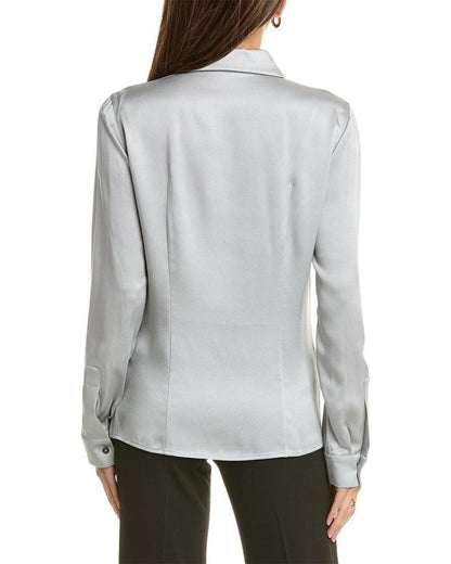 Michael Kors Collection Techno Charmeuse Hansen Shirt