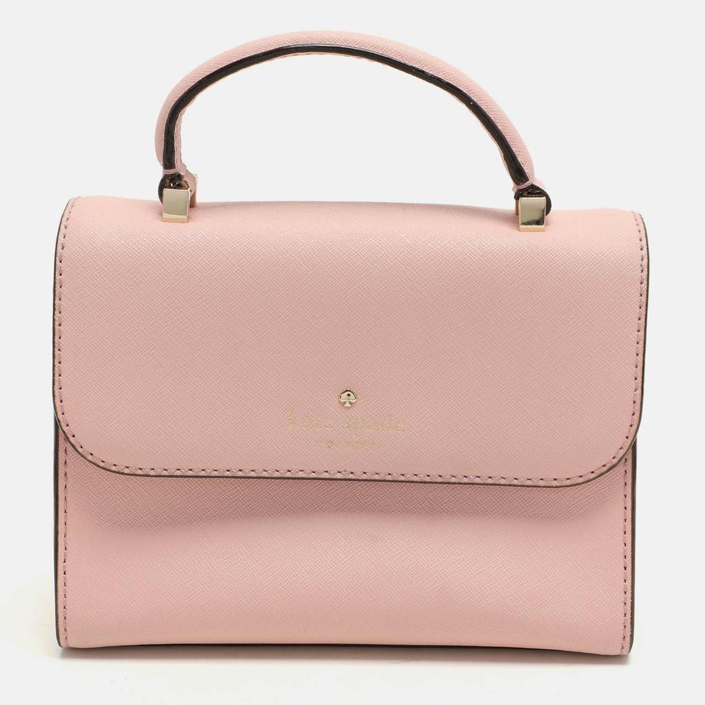 Pink Leather Mini Nora Top Handle Bag