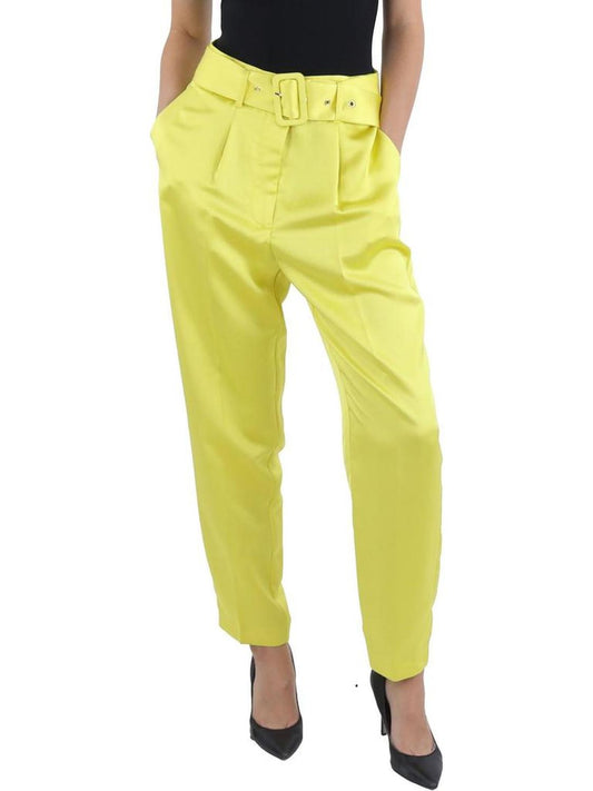 Womens High Rise Pleated Dress Pants