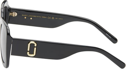 Black Square Acetate Sunglasses