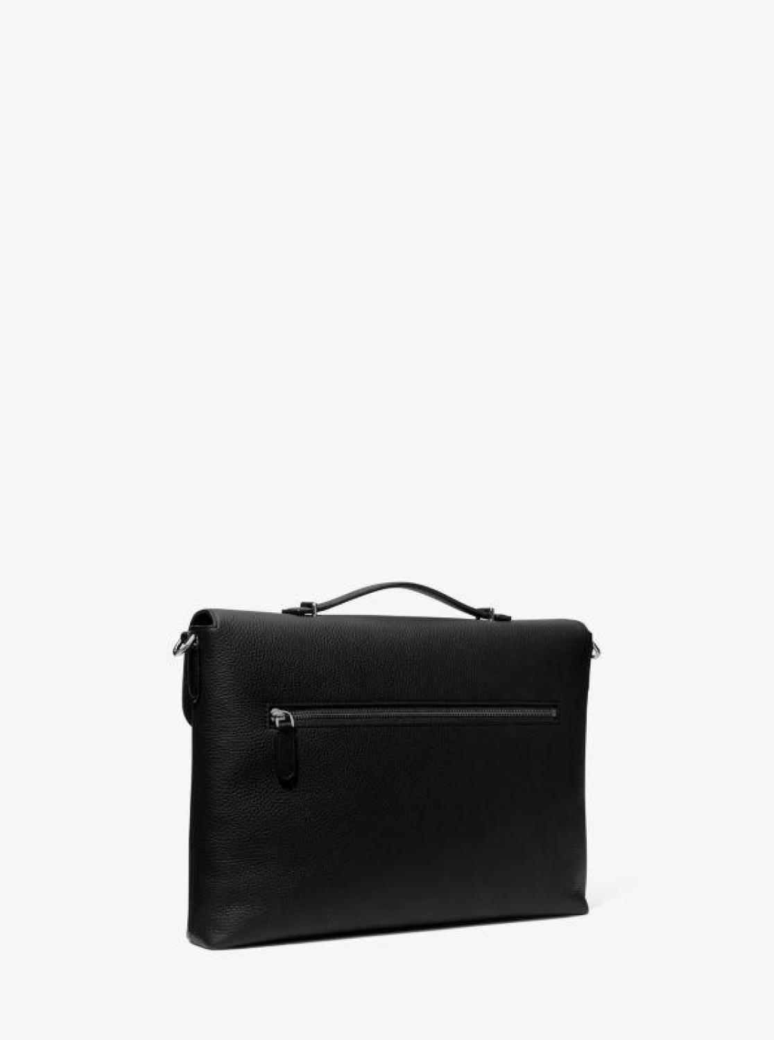 Hudson Pebbled Leather Briefcase