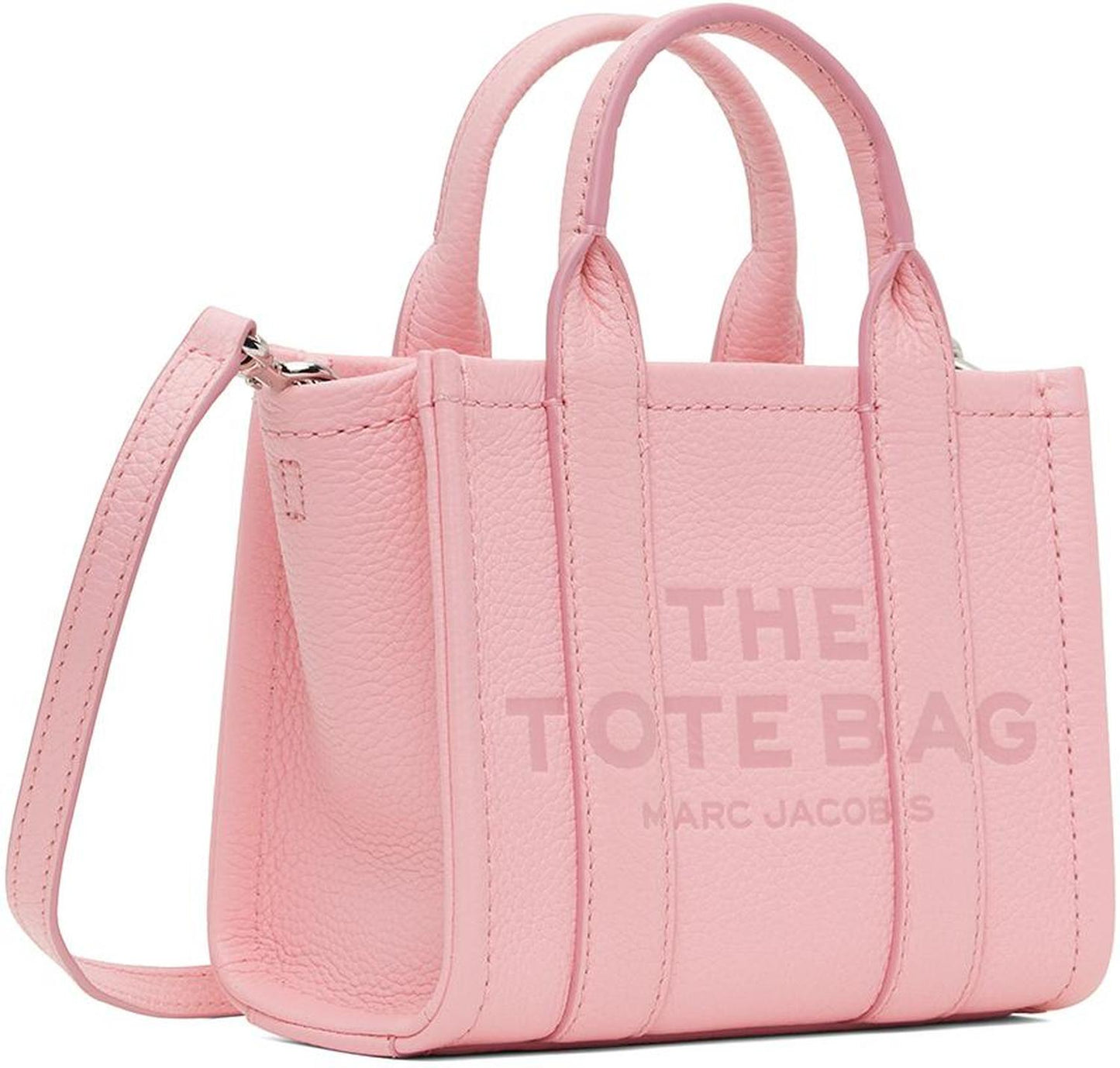 Pink 'The Leather Crossbody' Tote