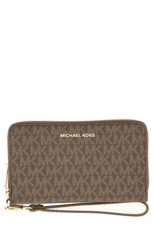 Michael Michael Kors Large Logo Wristlet Wallet