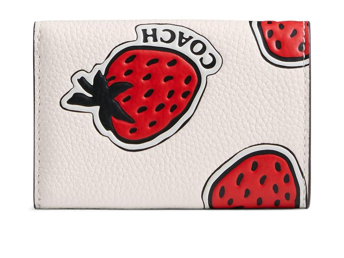 Essential Mini Trifold Wallet with Strawberry Print