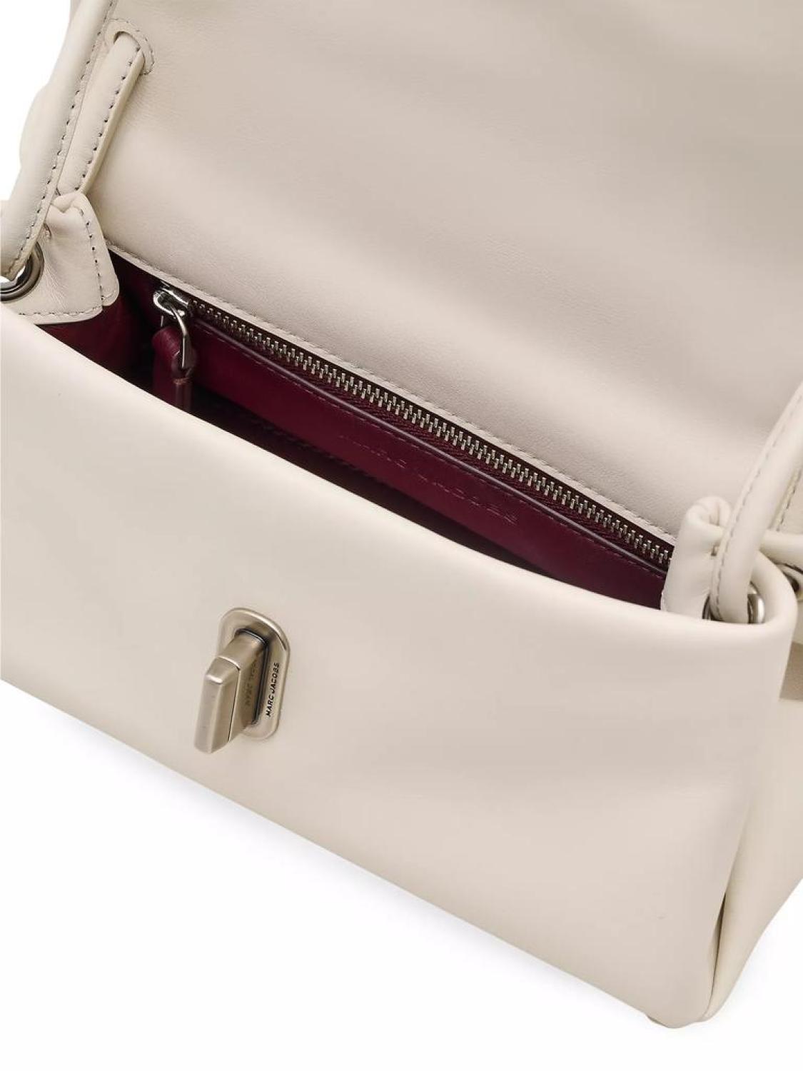 The Mini Dual Leather Top Handle Bag