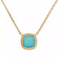 23k Gold-Plated Sterling Silver Pendant Necklace, 16" + 3" extender