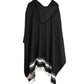 Max Mara Weekend Smooth Blend Hooded Poncho in Grey Wool